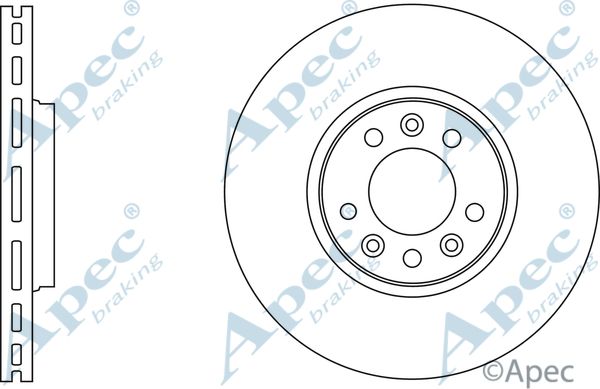 APEC BRAKING Тормозной диск DSK2611